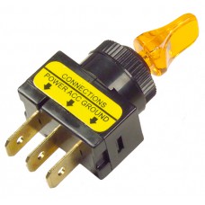 TOGGLE SWITCH YELLOW 20 AMP