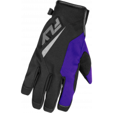 YOUTH TITLE GLOVES BLACK/PURPLE/GREY YL