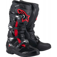 TECH 7 BOOTS BLACK/RED FLUO 7