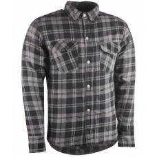 MARKSMAN FLANNEL BLACK/GREY SM