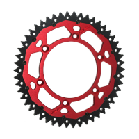 ALUMINUM REAR SPROCKET 49T RED BETA