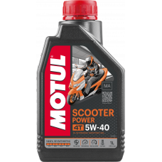 SCOOTER SYNTHETIC OIL 4T 5W40 1L 12/CASE