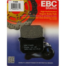 BRAKE PADS FA68 ORGANIC