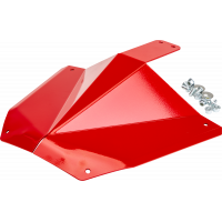 SKID PLATE RED FOR GEN5 FRONT BUMPER S/M