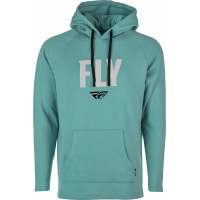 FLY WEEKENDER PULLOVER HOODIE SEA GREEN/GREY LG