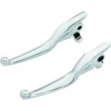 SMOOTH LEVER SET CHROME FLH/FLT 14-16 HYDRO CLUTCH