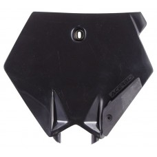 FRONT NUMBER PLATE BLACK