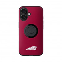 INDIAN PHONE CASE W/HEADDRESS IPHONE 16 RED W/LOGO