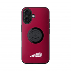 INDIAN PHONE CASE W/HEADDRESS IPHONE 16 RED W/LOGO INDIAN PHONE CASE W/HEADDRESS IPHONE 16 RED W/LOGO