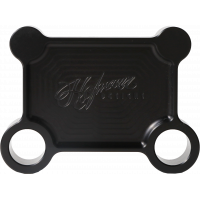 H/D BILLET PULL BACK PLATE BLACK BATWING