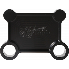 H/D BILLET PULL BACK PLATE BLACK BATWING H/D BILLET PULL BACK PLATE BLACK BATWING