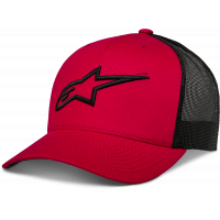 AGELESS TRUCKER HAT RED/BLACK