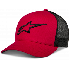 AGELESS TRUCKER HAT RED/BLACK