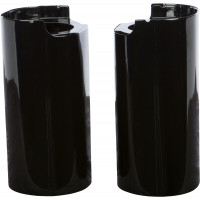 UPPER FORK TUBE COVERS BLACK TOURING 14-UP