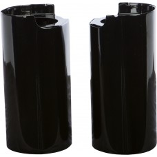 UPPER FORK TUBE COVERS BLACK TOURING 14-UP