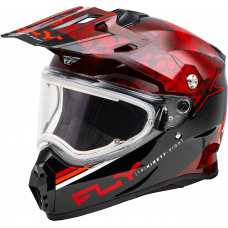 TREKKER CW CONCEAL HELMET ELEC SHLD RED/BLACK 2X