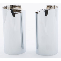 UPPER FORK TUBE COVERS CHROME TOURING 14-UP