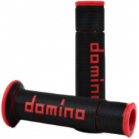 A450 ROAD RACING GRIPS BLACK/RED PAIR