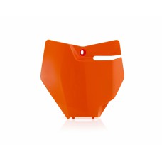 FRONT NUMBER PLATE ORANGE