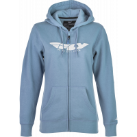 WOMEN'S FLY CORPORATE ZIP UP LIGHT BLUE 2X