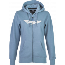 WOMEN'S FLY CORPORATE ZIP UP LIGHT BLUE MD
