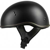 .357 SOLID HALF HELMET MATTE BLACK 2X