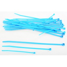 ASSORTED CABLE TIES BLUE 30/PK