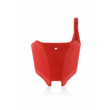 FRONT NUMBER PLATE HON RED