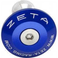 BAR END PLUG BLUE