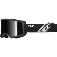 FOCUS  GOGGLE  BLACK/WHITE W/DARK SMOKE HYDROPHOC LENS