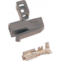 1-PIN B+ FEM CONN W/MATING FEM TRMNL 5-PK HD 72260-04
