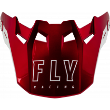 FORMULA CC CENTRUM VISOR METALLIC RED/WHITE XL/2X