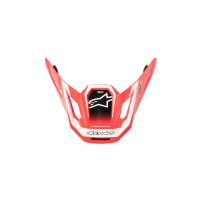 SM7 DEED VISOR ECE06 RED/BLACK/WHITE GLOSSY