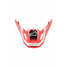 SM7 DEED VISOR ECE06 RED/BLACK/WHITE GLOSSY