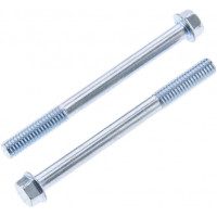 8MM HEX HEAD FLANGE BOLT 6X1.0X0X65MM 10/PK