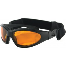 GXR SUNGLASSES BLACK W/AMBER LENS