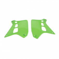 RADIATOR SCOOPS KX250 GREEN