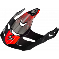 XT9000 PEAK VISOR TRAILHEAD RED