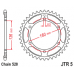 REAR SPROCKET STEEL 40T-520 APR/BETA/BMW/HUSQ