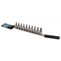 SOCKET BIT SET 10PC HEX STANDARD