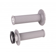 MX V2 LOCK-ON GRIPS NO WAFFLE GREY/SOFT COMPOUND