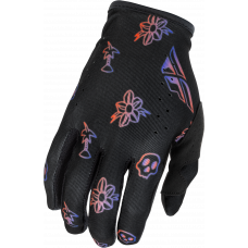 YOUTH LITE OUTLINE GLOVES BLACK/RED/PURPLE YL