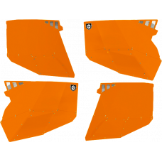 STEALTH DOOR ALLUMINUM SKINS ORANGE POL
