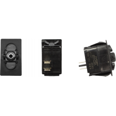DASH SWITCH BODY MOMENTARY NO LED