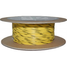#18-GAUGE YELLOW/BLACK STRIPE 100' SPOOL OF PRIMARY WIRE