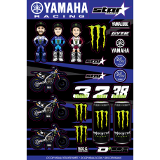 DECAL SHEETS YAMAHA