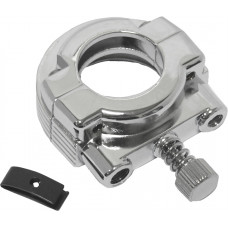 THROTTLE CLAMP DUAL CABLE SCREW IN CHROME