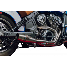INDIAN SCOUT SHORTY CANNON BRUSHED SS
