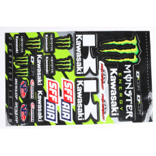 KAWASAKI DECAL SHEET