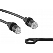 TS TAIL/BRAKE LIGHT UNIT S PAIR MATTE BLACK